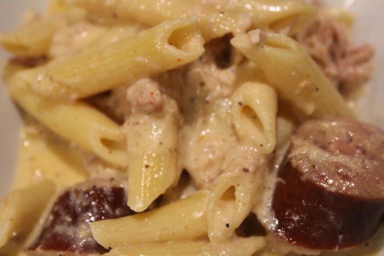 SLOW COOKER CAJUN CHICKEN ALFREDO RECIPE