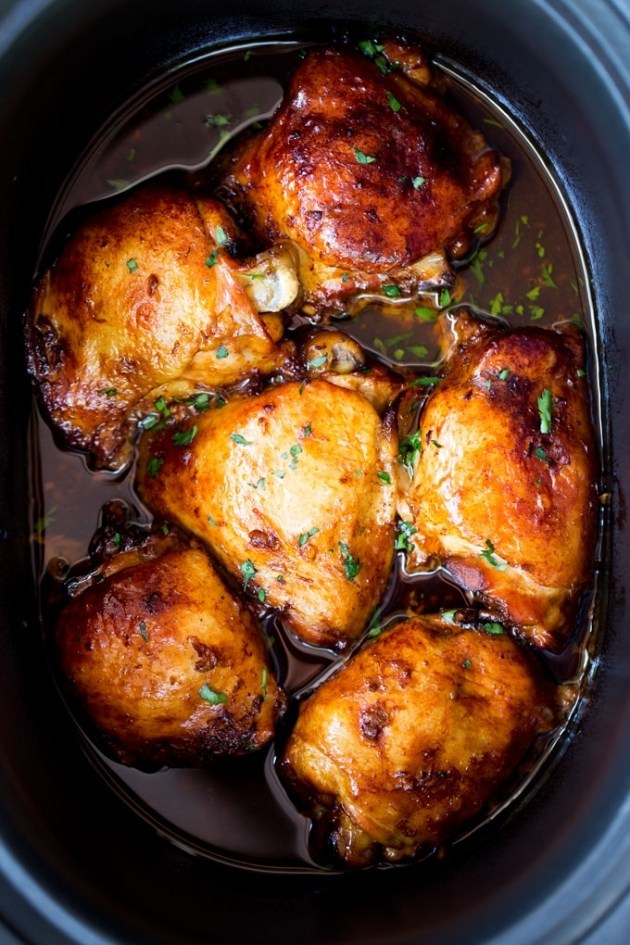Slow cooker honey garlic chicken – Kitch Me Now