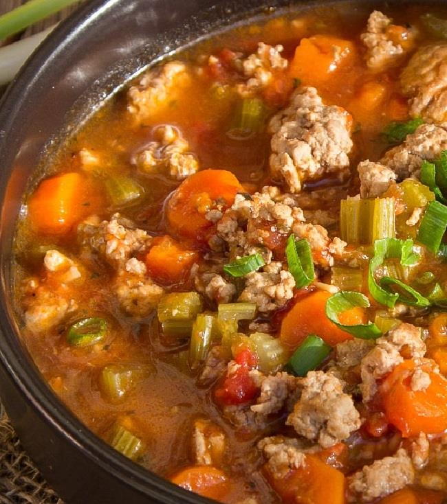 Hands Down, The Best Healthy Hamburger Slow Cooker Soup Recipe On The ...