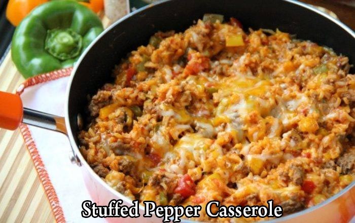 Yummy Stuffed Pepper Casserole