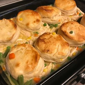 Biscuit Chicken Pot Pie