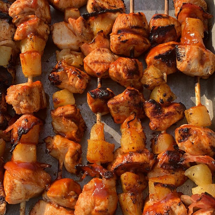 Chicken Pineapple Kabobs – Kitch Me Now
