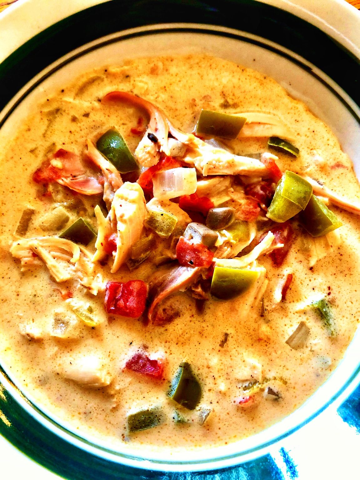 SLOW COOKER CREAMY CHICKEN TACO SOUP Kitch Me Now