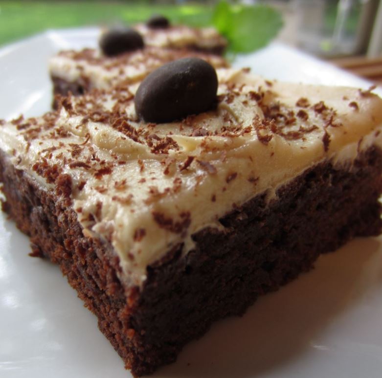 Mocha Brownies with Coffee Frosting