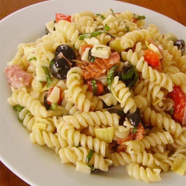 QUICK ANTIPASTO PASTA SALAD