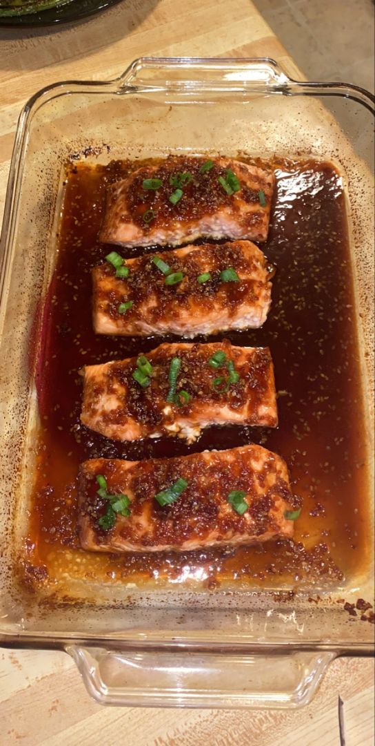 BAKED TERIYAKI SALMON – Kitch Me Now