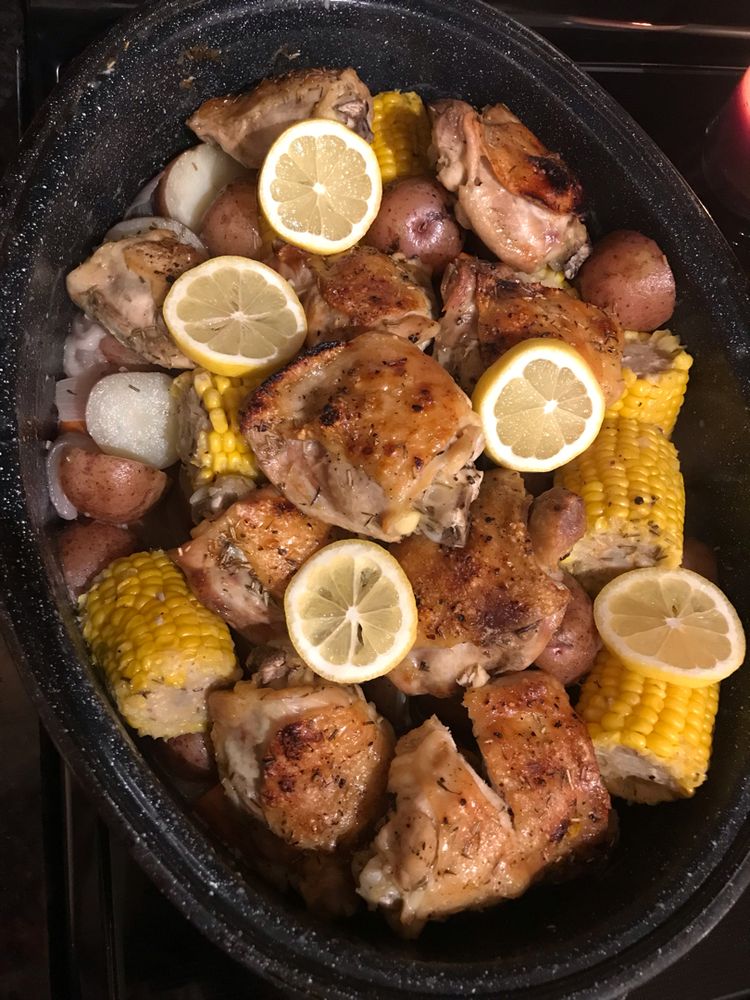 SLOW COOKER CHICKEN THIGHS