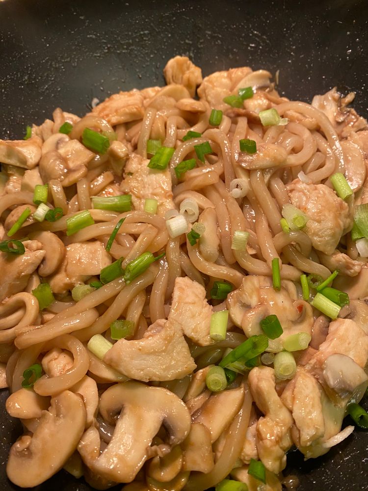 HOISIN CHICKEN UDON NOODLES Kitch Me Now