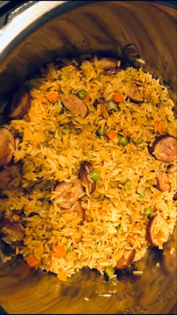 Easy Instant Pot Sausage And Rice Kitch Me Now