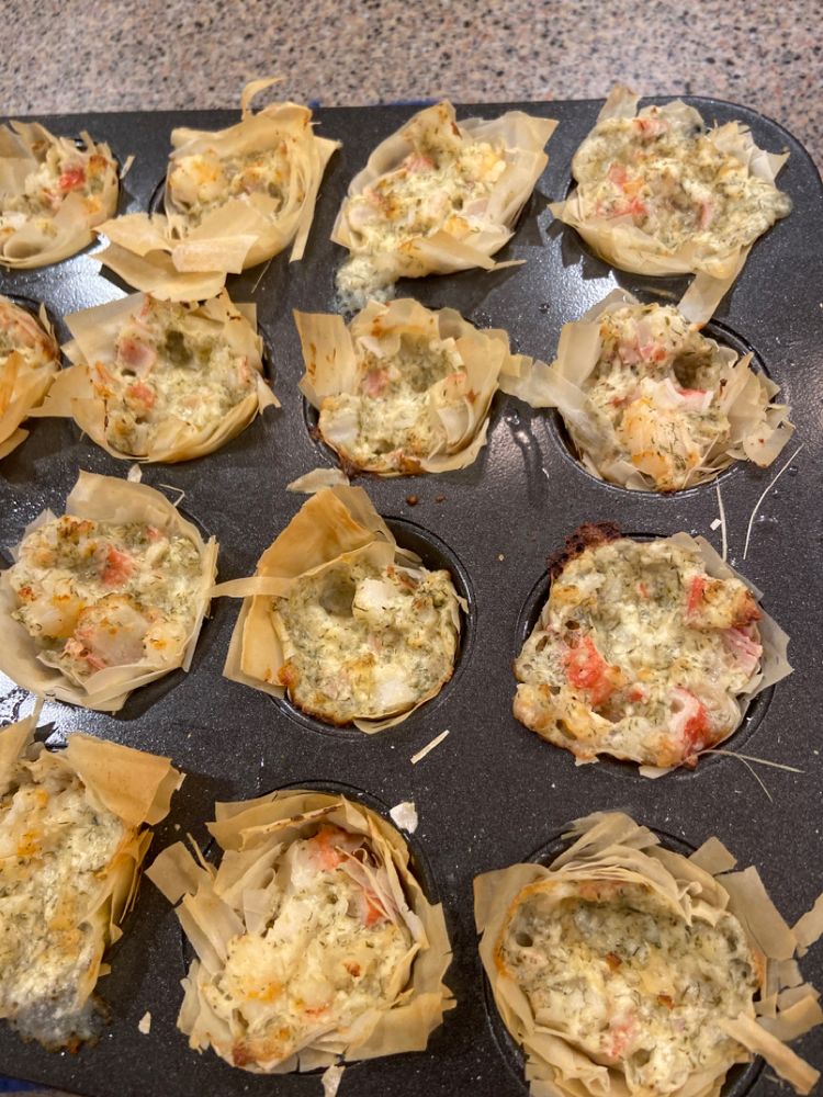 SEAFOOD PHYLLO CUPS APPETIZERS Kitch Me Now