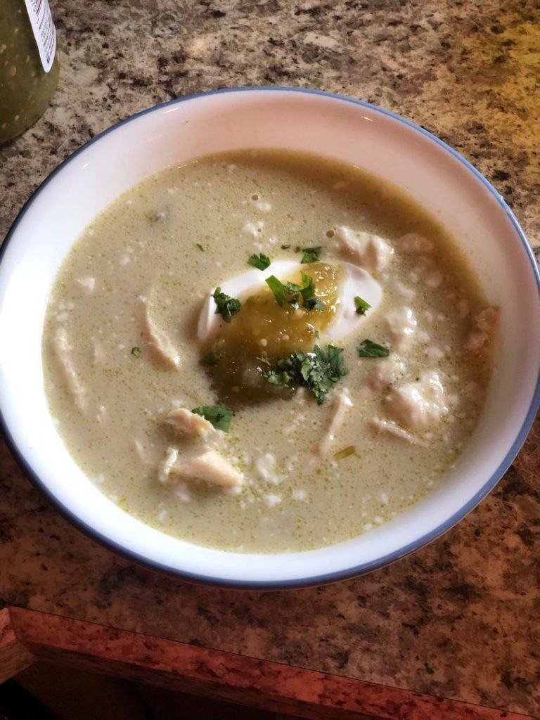 GREEN ENCHILADA CHICKEN SOUP – Kitch Me Now