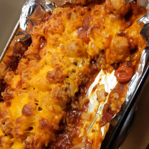 Cheesy Hot Dog Tater Tot Casserole Recipe – Kitch Me Now