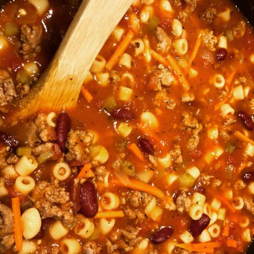 Warm Your Soul with Olive Garden’s Slow Cooker Pasta Fagioli Recipe ...
