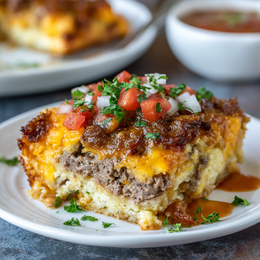 Keto Steak and Cheese Casserole