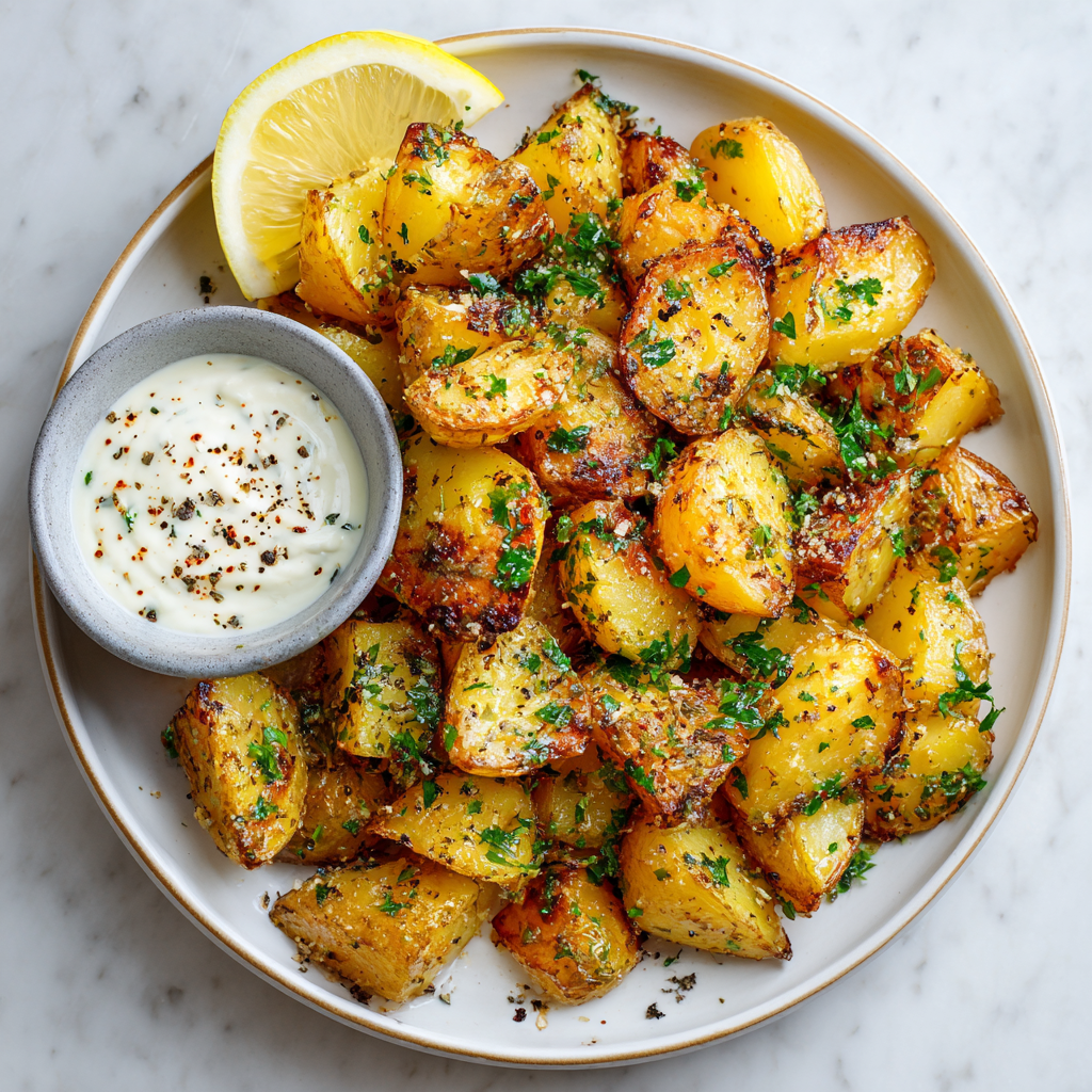 Greek Lemon Potatoes