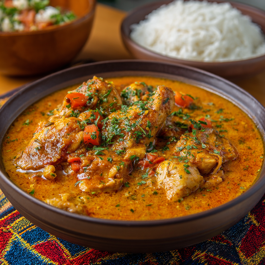 Savory African Peanut Chicken Stew Recipe