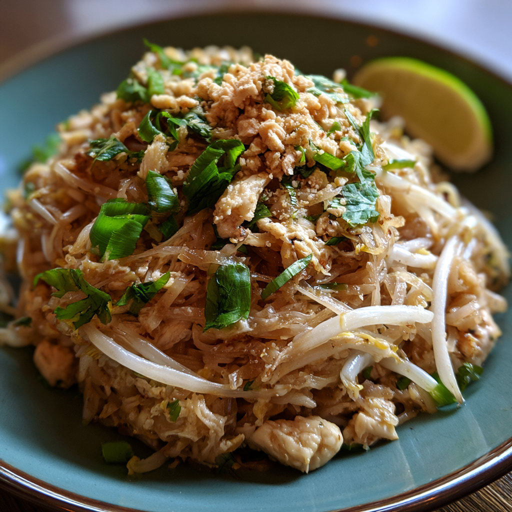 Authentic chicken PAD THAI