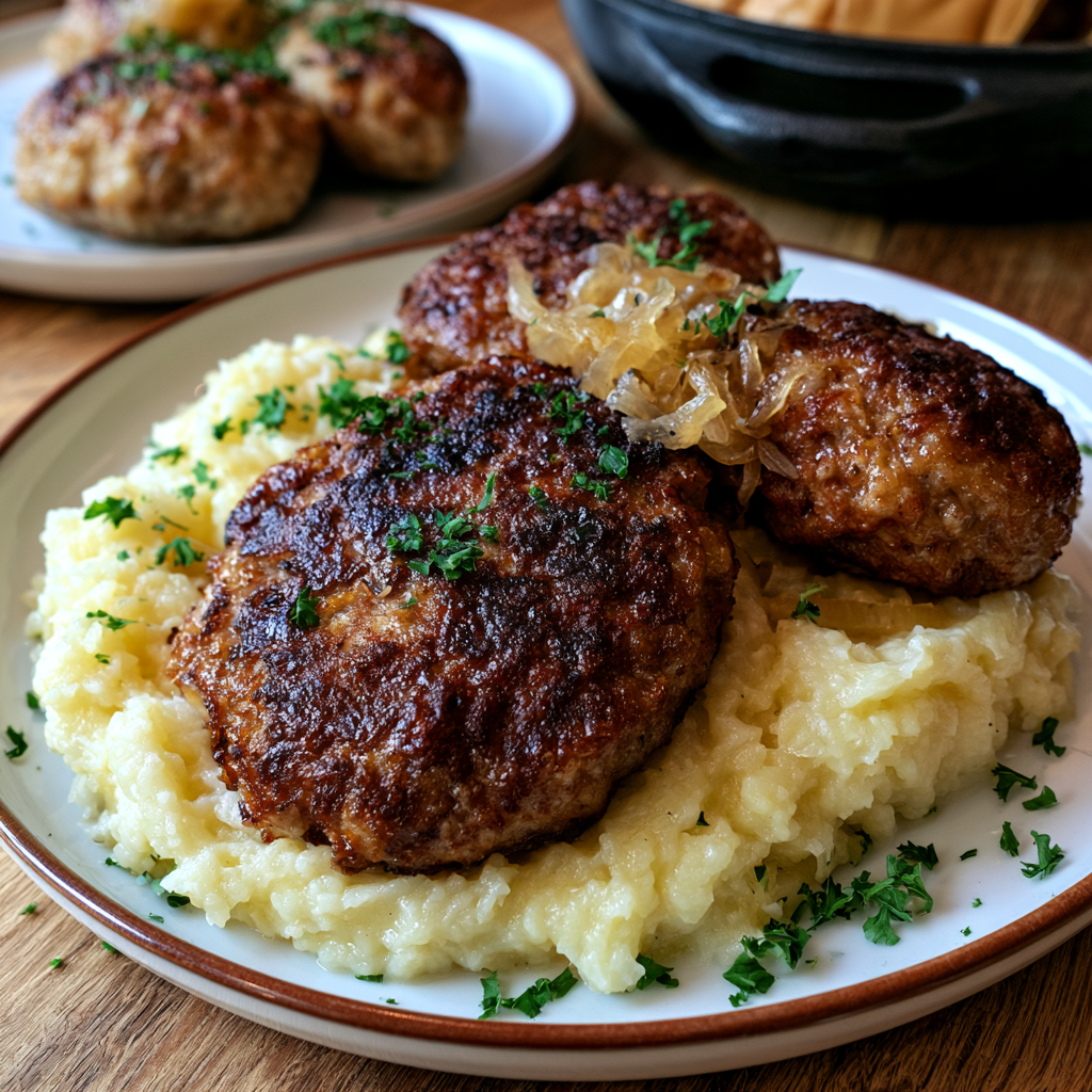 Authentic german frikadellen