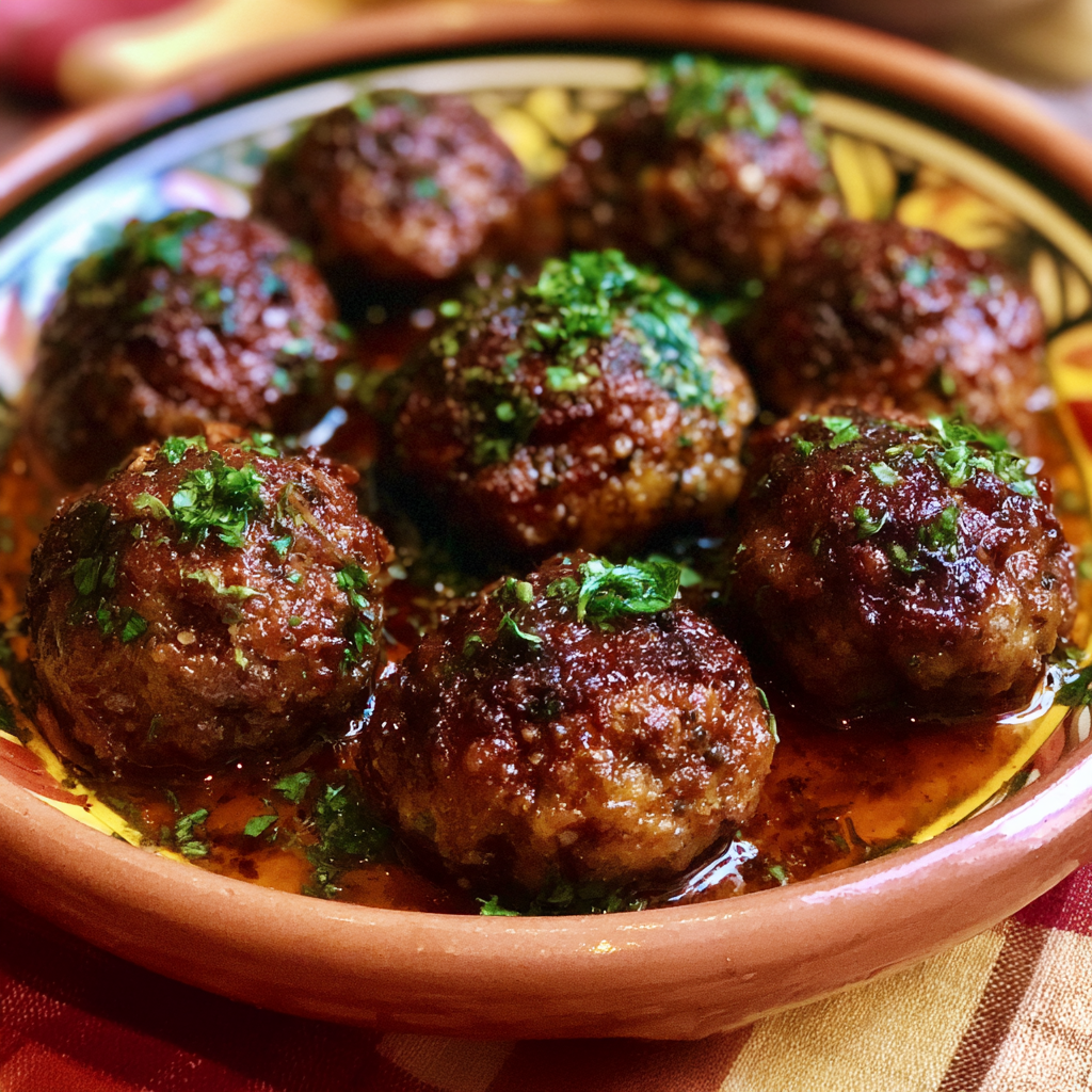 Juicy Greek Meatballs (Soutzoukakia)