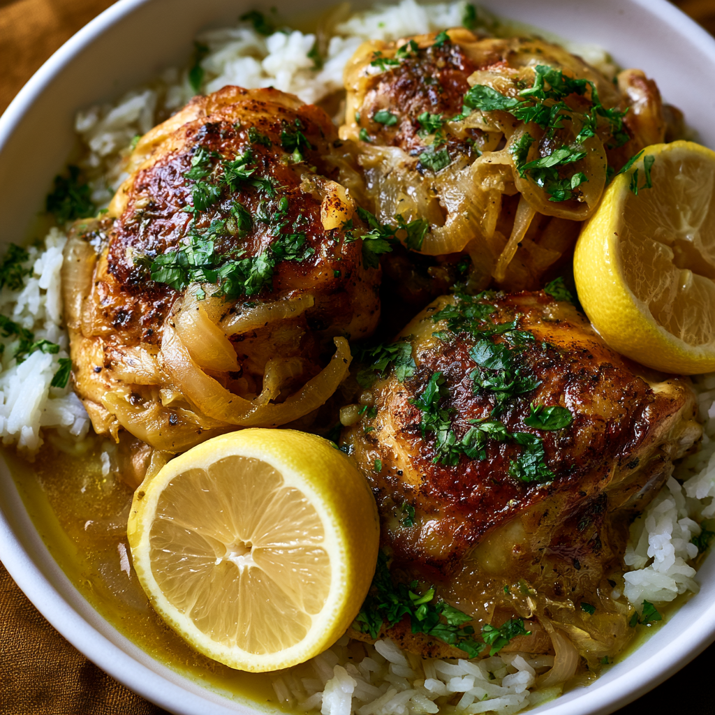 Senegalese Chicken Recipe - Poulet Yassa