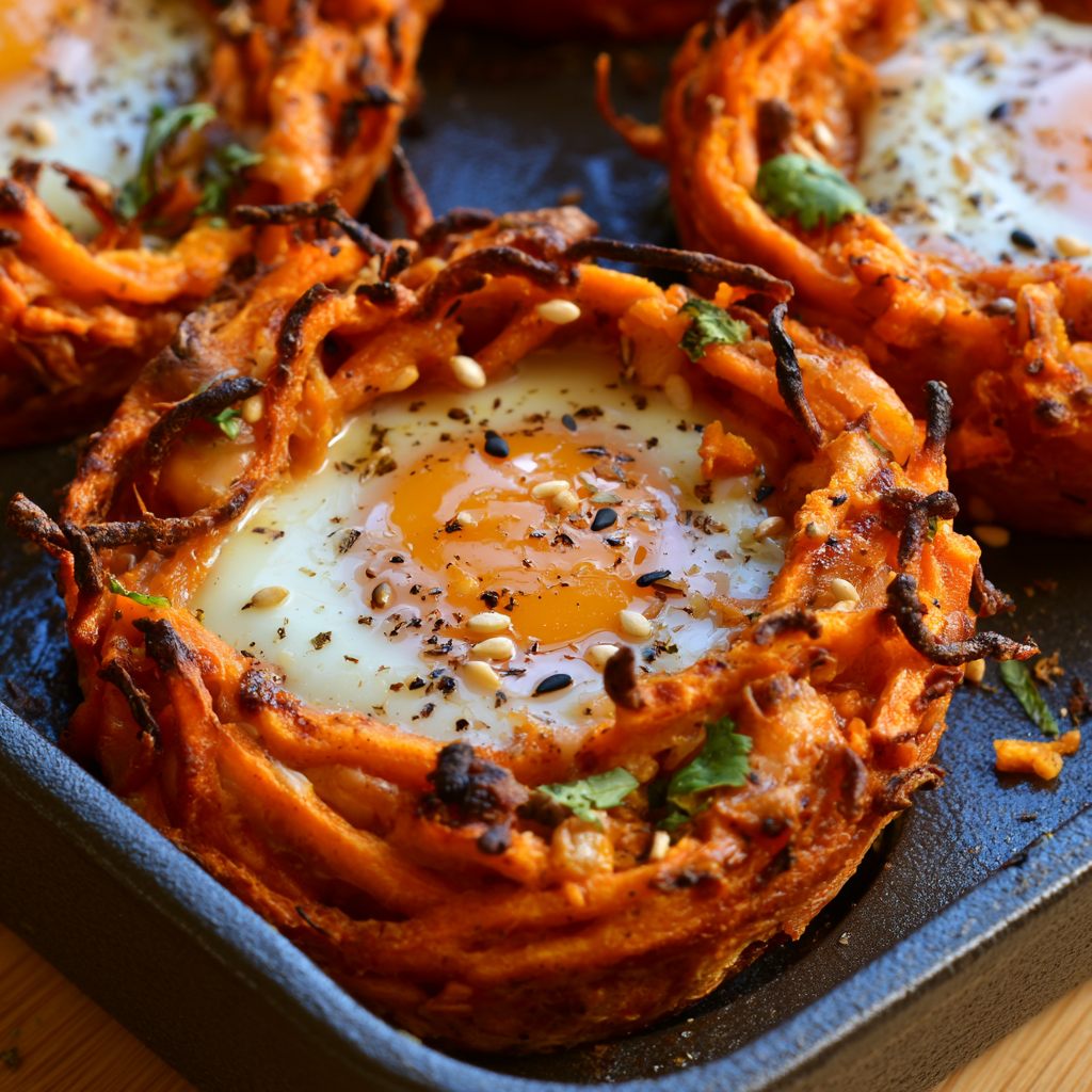 Sweet potato nests